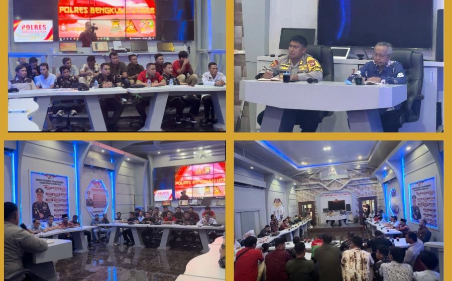 Cegah Konflik Sosial Kapolres Bengkulu Utara  Laksanakan Program Unggulan "Si Celik" dan Audiensi Bersama  Forkopimda  dan FMBP dan PT Agricinal