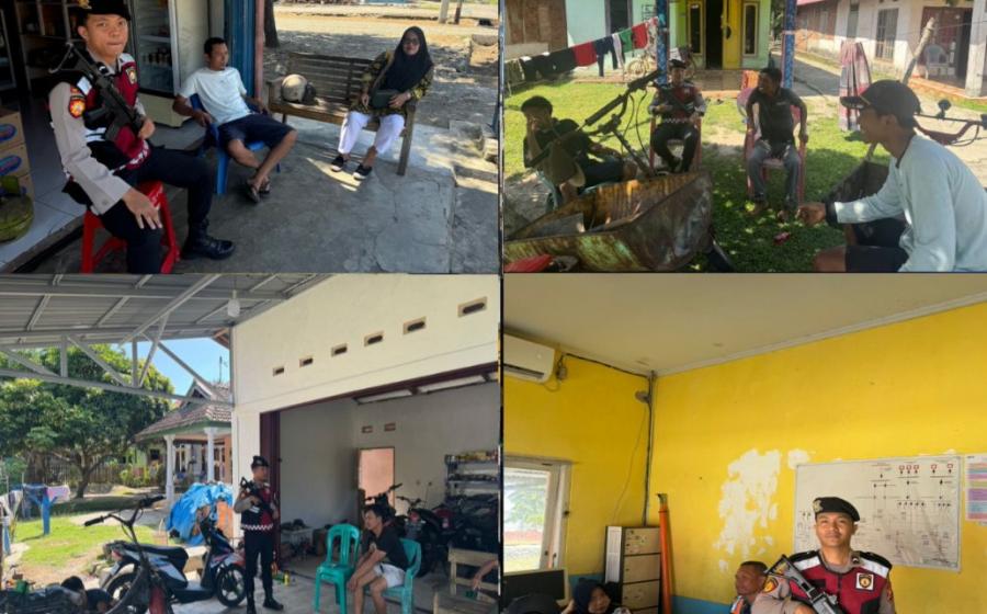 Patroli Pengecekan Objek Vital, Personel Sat Samapta Polres Kaur Sasar ATM di Seputaran Wilkum 