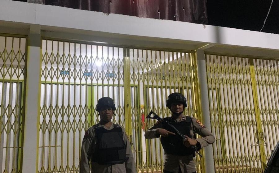 Polres Mukomuko Perkuat Pengamanan di Gudang Logistik KPU Jelang Pilkada 2024