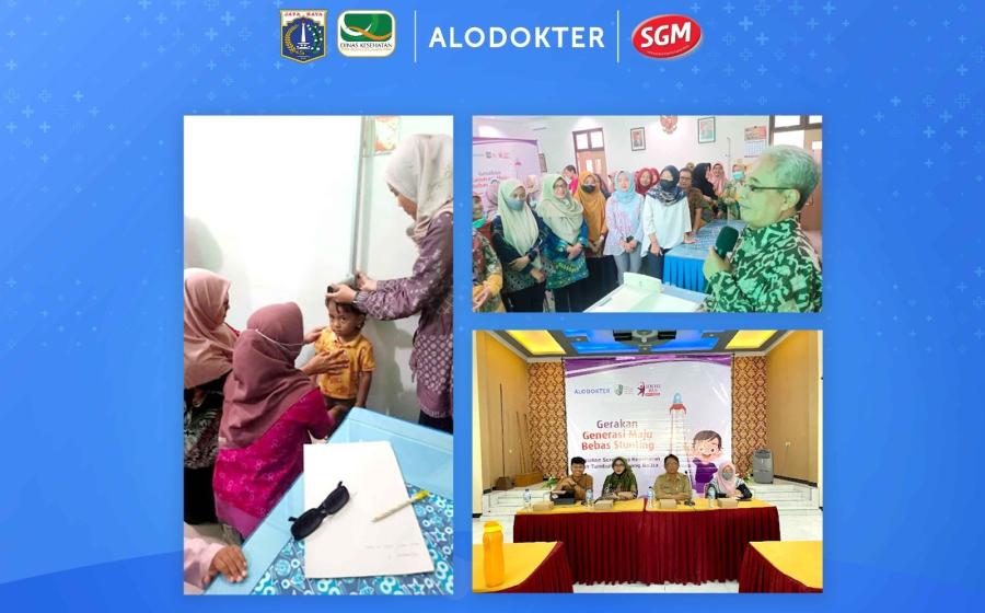 Kolaborasi Dinas Kesehatan, Danone Indonesia, dan Alodokter, Sukses Gelar Program Pelatihan dan Screening Generasi Maju Bebas Stunting 2024