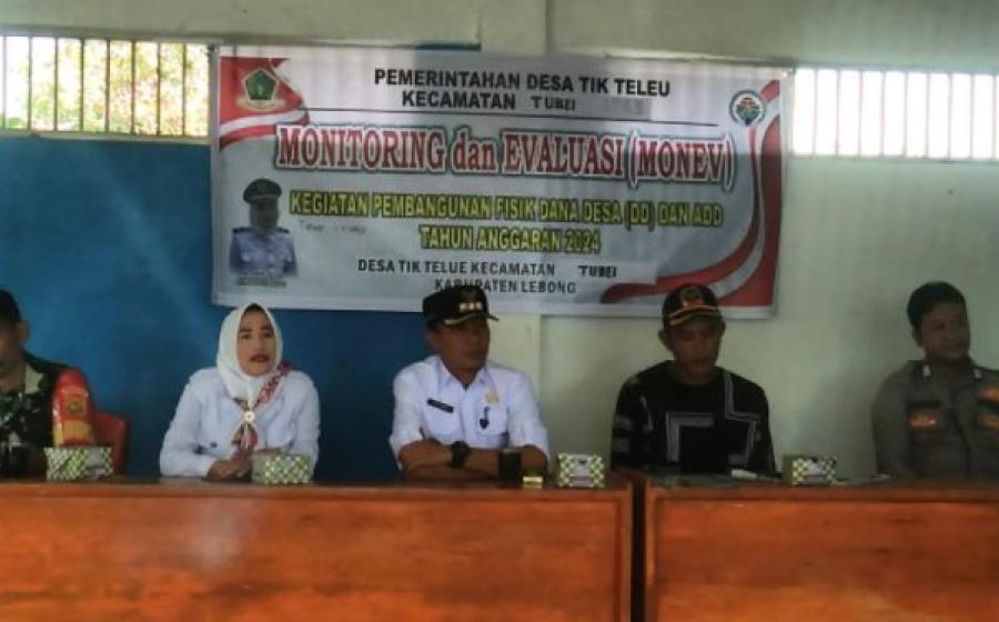 Bhabinkamtibmas Polsek Lebong Atas Hadiri Monev di Desa Tik Teleu Sekaligus Giat Cooling Sistem.