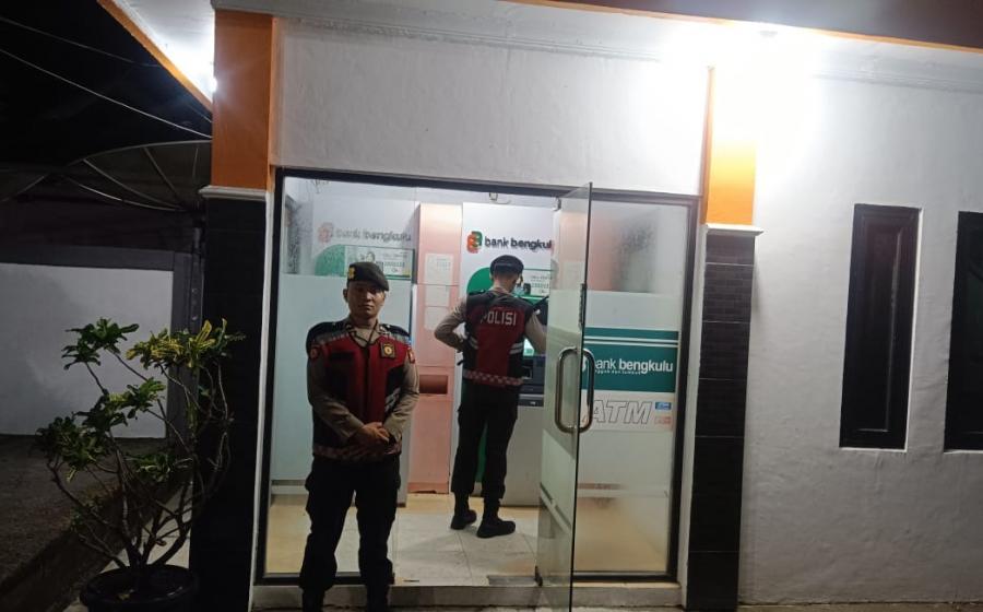 Tingkatkan Pengamanan, Sat Samapta Polres Kaur Patroli Pengecekan Objek Vital 