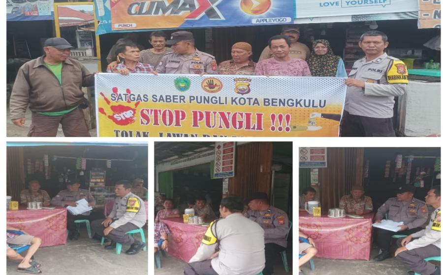 Polsek Teluk Segara Gelar Kegiatan Satgas Saber Pungli 