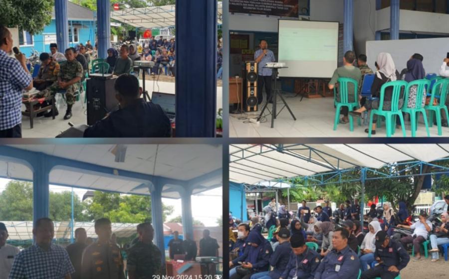 Pengamanan Polsek Teluk Segara, Rapat Pleno Rekapitulasi Suara Kecamatan Teluk Segara Berlangsung Lancar dan Aman