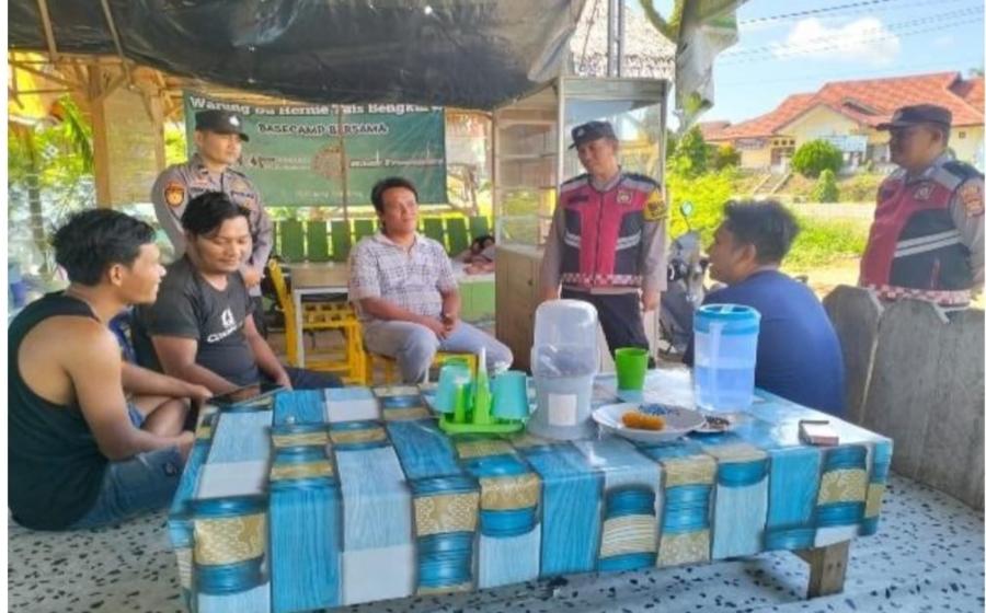 giat Patroli Sambang aktifitas kegiatan Masyarakat dalam rangka Himbauan Kamtibmas 