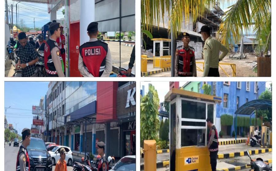 Sat Samapta Polresta Bengkulu Gelar Patroli, Pastikan Keamanan di Lokasi Vital