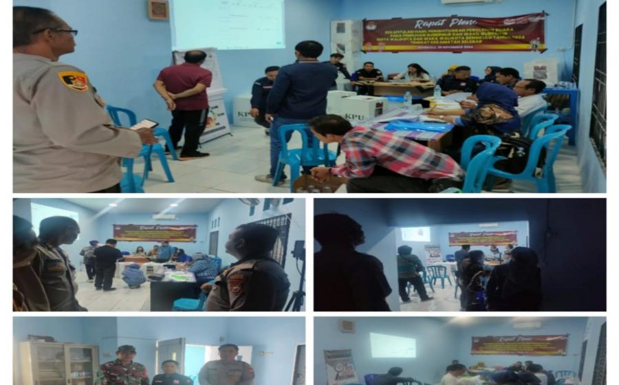 Berjalan Lancar, Kapolsek Selebar Awasi Rapat Pleno Terbuka Rekapitulasi Pilkada 2024 di Kecamatan Selebar 