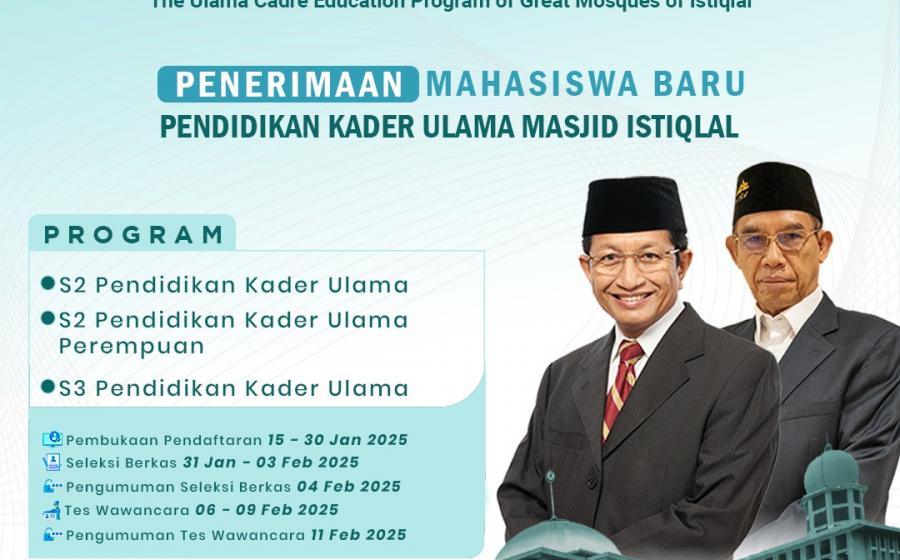 PKU Masjid Istiqlal Buka Pendaftaran, Menteri Agama: Indonesia Siap Cetak Ulama Global