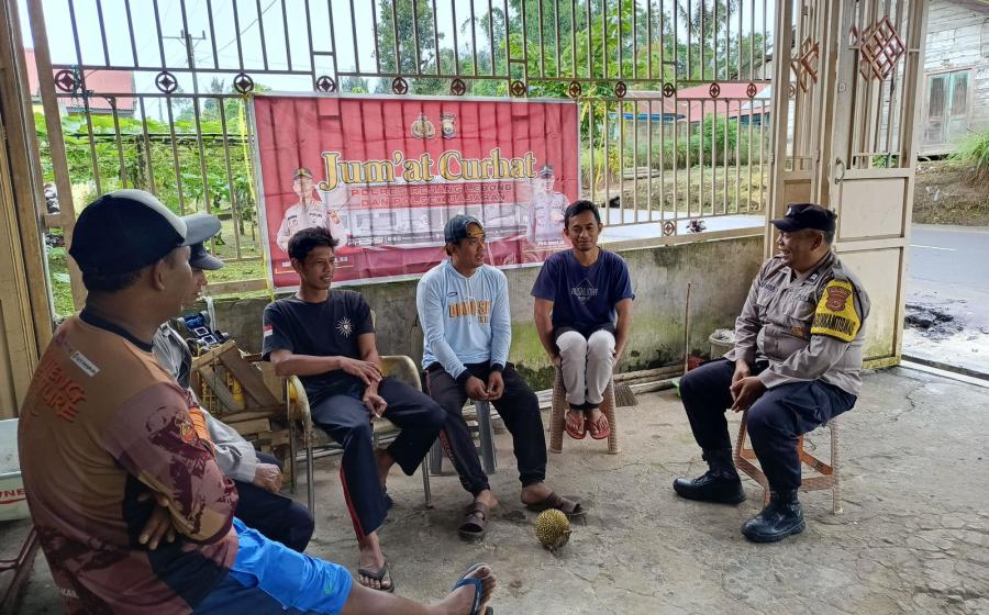 Jumat Curhat Polsek Sindang Dataran Membangun Keamanan Bersama Warga