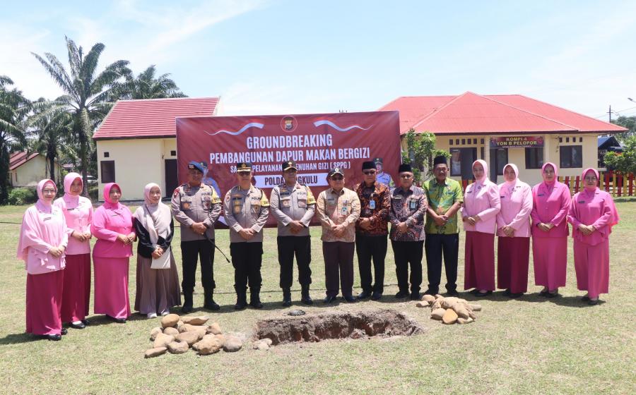 Bangun Dapur Makan Bergizi Gratis, Polda Bengkulu Targetkan April Beroperasi