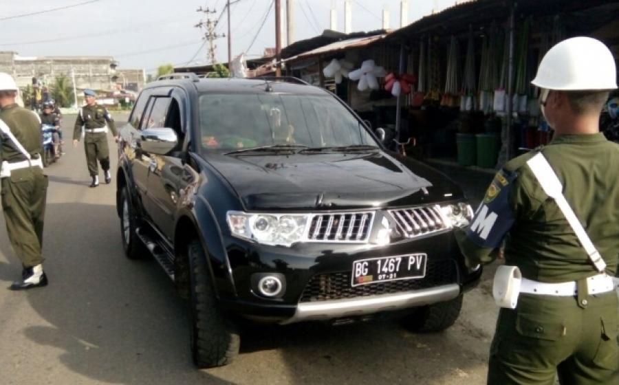 Detasemen Polisi Militer (Denpom) II/1 Bengkulu saat menggelar pekan disiplin TNI