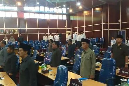 Paripurna Penyampaian Nota Rancangan APBD Kota Bengkulu Tahun 2018 