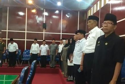 Paripurna Penyampaian Nota Rancangan APBD Kota Bengkulu Tahun 2018 