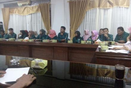 DPRD Bengkulu Utara Bersama Mahasiwa Universitas Ratu Samban