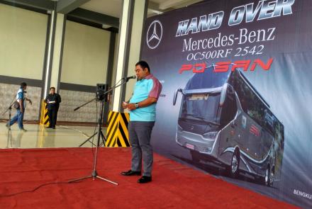 PT. SAN Lounching 3 Bus Mercedes-Benz Layani Rute Bengkulu – Padang Paria