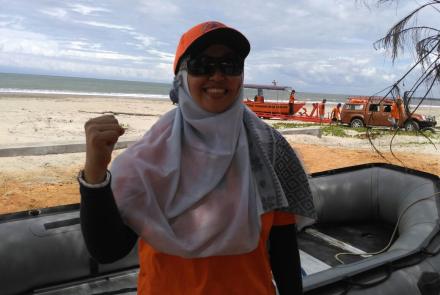 Kabid Perlengkapan ,logistik BPBD Kota Bengkulu lakukan Latihan Siaga Bencana