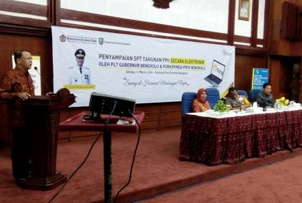 saat acara penyampaian SPT Tahunan