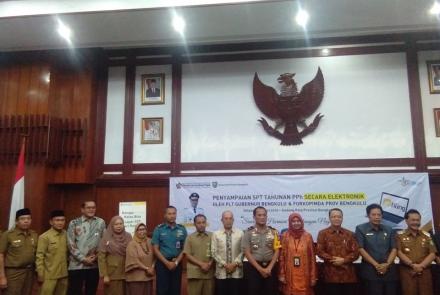 saat acara penyampaian SPT Tahunan