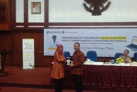 saat acara penyampaian SPT Tahunan