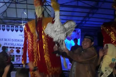 rangkaian pentas  seni dan budaya oleh KPU kota Bengkulu
