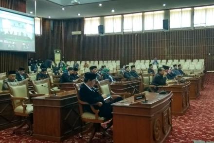 Paripurna Istimewa DPRD Provinsi Bengkulu