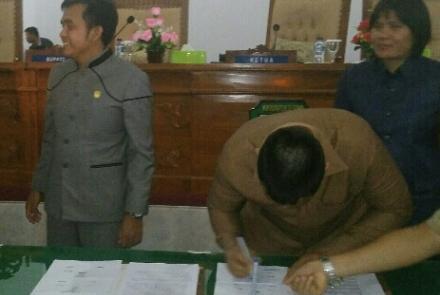 Persetujuan Hasil Evaluasi Rancangan APBD