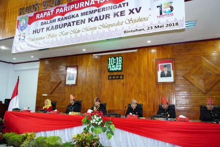 Plt Gubernur Hadiri Paripurna Hut Kabupaten Kaur