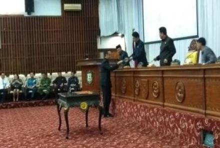 Paripurna pengesahan 2 raperda
