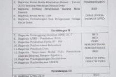 agenda