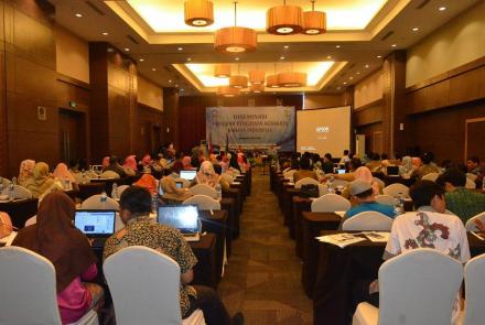 Rangkaian Diseminasi Program Pengayaan Kosakata Bahasa Indonesia di Hotel Santika Kota Bengkulu