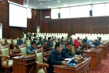 Paripurna pengesahan 2 raperda