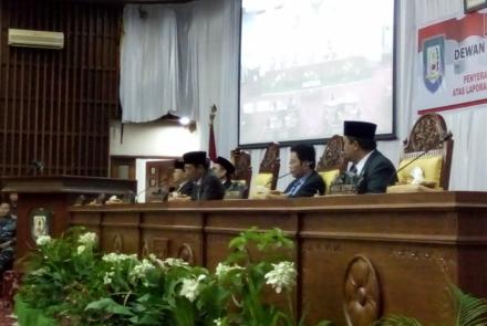 DPRD Provinsi Bengkulu Gelar Paripurna