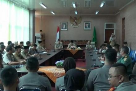 Bupati Menerima Kunjungan Mahasiswa Penelitian Dari STIK-PTIK Jakarta