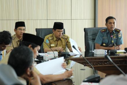 Rapat Finalisasi Bengkulu Triathlon 2018 di Ruang Rapat Lantai III Kantor Gubernur Bengkulu