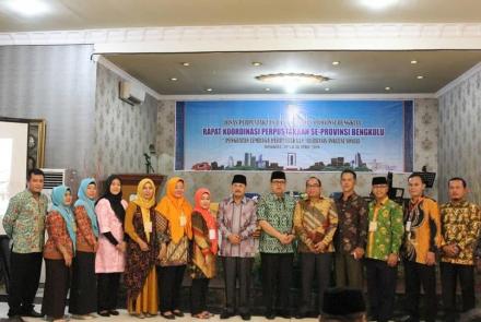 rakor perpustakaan se-provinsi bengkulu