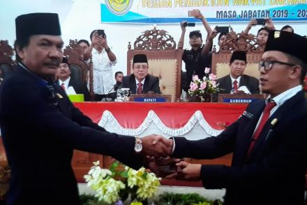 pelantikan DPRD seluma periode 2019-2024