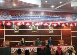 Paripurna Memdengarkan Pidato Kenegaraan Presiden Joko Widodo (Jokowi) lewat layar kaca