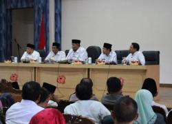 Rapat persiapan di Ruang Gunung Bungkuk sekretariat Kota Bengkulu pada Rabu (13/9/2017)