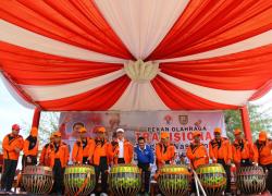POT-Pemukulan Dol menandai Pekan Olahraga Tradisional Tingkat Nasional V sudah dimulai.