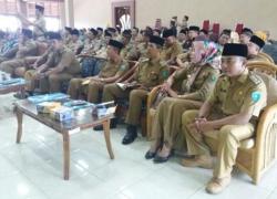 Rapat koordinasi dan evaluasi PAD Kota Bengkulu sektor PBB di ruang rapat Gunung Bungkuk, Sekretariat Kota Bengkulu