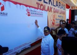 Bawaslu Gelar Deklarasi lawan politik uang dan isu Sara