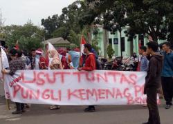 foto aksi gempur di kemenag bengkulu