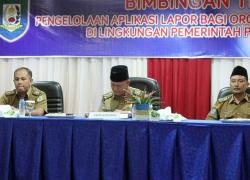 Bimtek Aplikasi Lapor Oleh Kominfo Provinsi Bengkulu