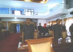 Rapat Paripurna Agenda Penyampaian LKPJ 