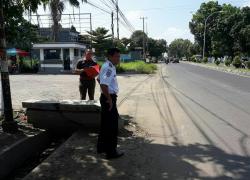 Tim Manajemen Rekayasa Lalu Lintas (MRLL) saat survei lahan parkir baru