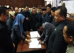 Paripurna pengesahan 2 raperda