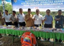Dishub Provinsi Gelar Pembinaan Keselamatan Pelayaran Desa Pasar Bantal