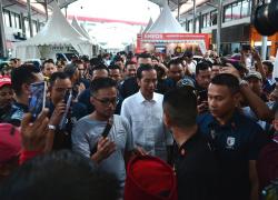 Presiden Joko Widodo di Gambir Expo Kemayoran